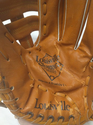Louisville Slugger Baseball Glove GMG115S Players Series 10" Leather RHT GUC - Picture 2 of 12