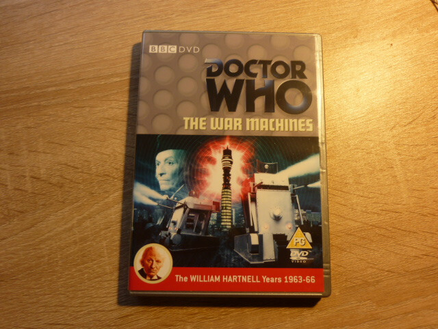 DR WHO  - THE WAR MACHINES DVD - UNPLAYED