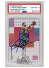 Giannis Antetokounmpo 2017-18 Panini Status Autograph Card #50 PSA/DNA 10