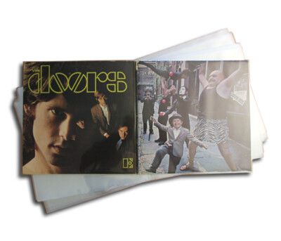 Doppel LP Vinyl Gatefold Cover Schutzhüllen 10 Stück glasklar transparent