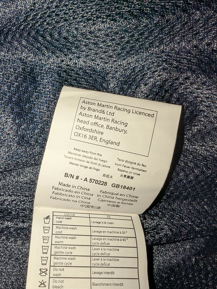 Aston Martin Racing AMR | Gulf Design | Windbraker | WEC/LeMans Season 2014 | XL - Bild 4 von 4