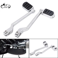 CNC Heel Toe Shift Lever w/Shifter Peg Pad For Harley Heritage Softail FLHT FLHR
