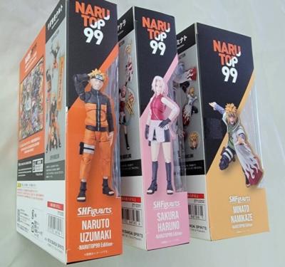 S.H.Figuarts Naruto & Sakura Haruno & Minato Namikaze NARUTOP99