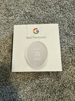 Google Nest Smart Thermostat, Snow - GA01334-US