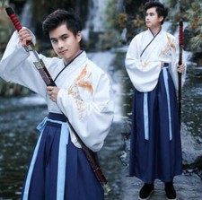 Couple Hanfu Female Costume Dress Set Retro Male/female Chinese Cosplay Uniform