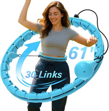 Weighted Hula Circle Hoops for Adults Weight Loss, Infinity Fit Hoop plus Size,