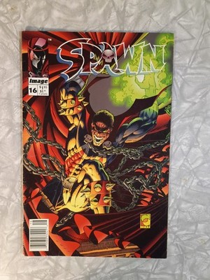 Spawn #16 Comic Book  (1993, Image) News Stand