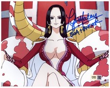 Lydia Mackay Signed 8x10 Photo One Piece Boa Hancock Autographed Zobie COA