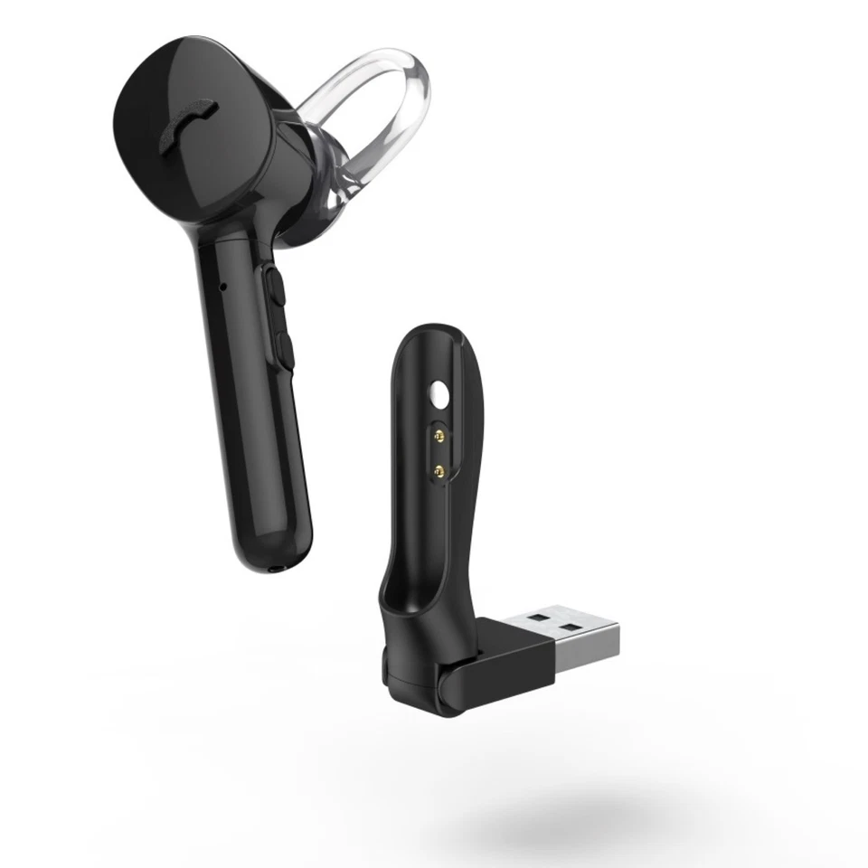 Hama Mono Bluetooth Headset MyVoice mit USB Docking Chat Telefonie für Handy PC - Bild 2 von 4