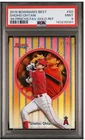 2019 Bowman’s Best #SO Shohei Ohtani Franchise Fav Golds Ref Jersey #17/50 PSA 9
