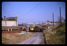 PST Philadelphia Trolley Street Car 35mm Slide 1960s Upper Darby Original