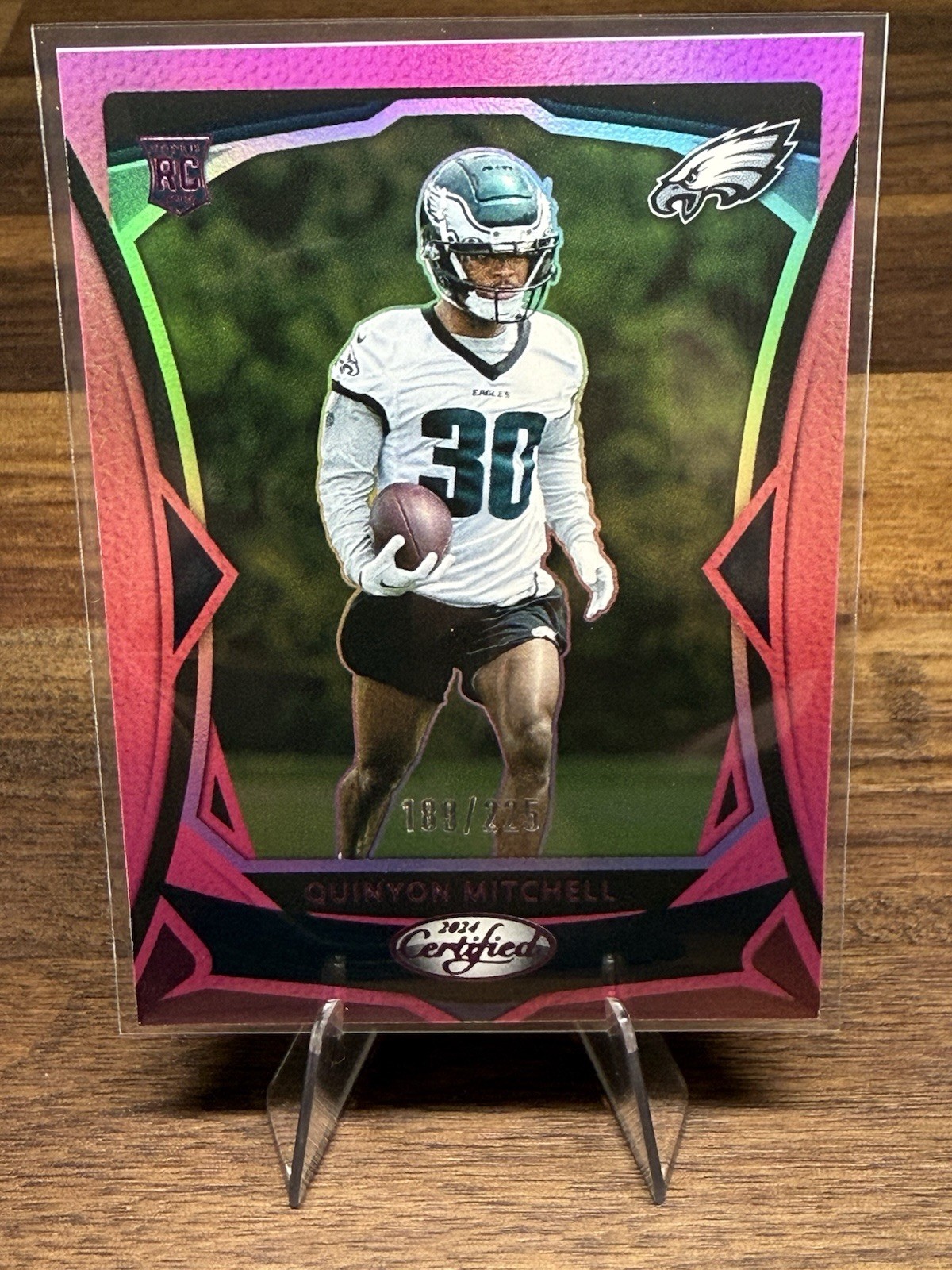 2024 Panini Certified Quinyon Mitchell #116 Rookies Pink Mirror /225 (RC)