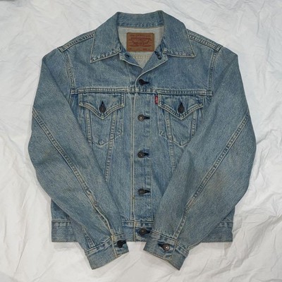 90s Levi's 71557 3rd denim jacket Size 38 Cotton Made in JAPAN