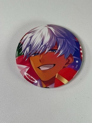 Obey Me! Night Bringer Illustration Can Badge Mammon Smile