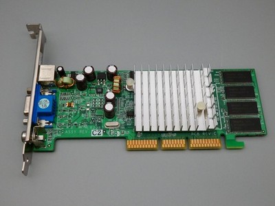 LEADTEK WinFast A180 Nvidia GeForce MX440 128MB DDR 64bit - AGP Slot