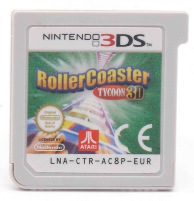 RollerCoaster Tycoon 3D (Nintendo 3DS/2DS) Spiel o. OVP - SEHR GUT