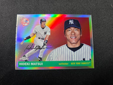 2025 Topps Chrome Platinum Hideki Matsui Refractor #228 New York Yankees!!