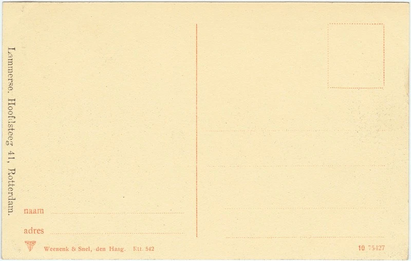 Rotterdam Open Ristuin - Steiger/Brücken- Graacht und Straßenpartie 1914 - Bild 3 von 3