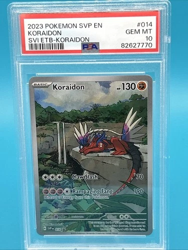 2023 Pokemon SVP EN KORAIDON SVI ETB-KORAIDON#14 PSA 10