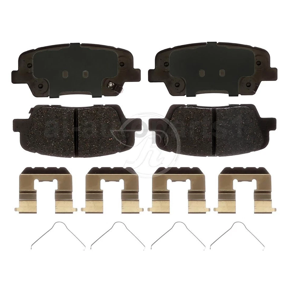 Kit de rotores de freno traseros y pastillas de freno de cerámica para Hyundai Santa Fe 2017 2018 Foto 2 de 4