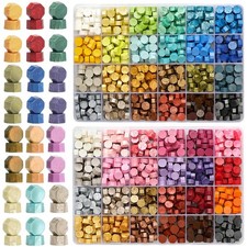 Metallic 48 Color Wax Seal Beads for Wax Stamp Seals,Assorted Sealing Beads I...
