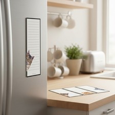 Delightful Cat Designs Magnetic Grocery List ...