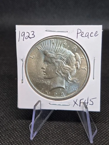 1923 Peace Silver Dollar–Extremely Fine–Post-War Legacy–90% Silver
