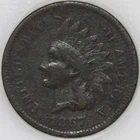 1867-P Indian Cent Over 100 years old As Shown [SN02]