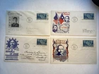Lot Of Four Different 1942 China Resists Aggression #906 First Day Covers