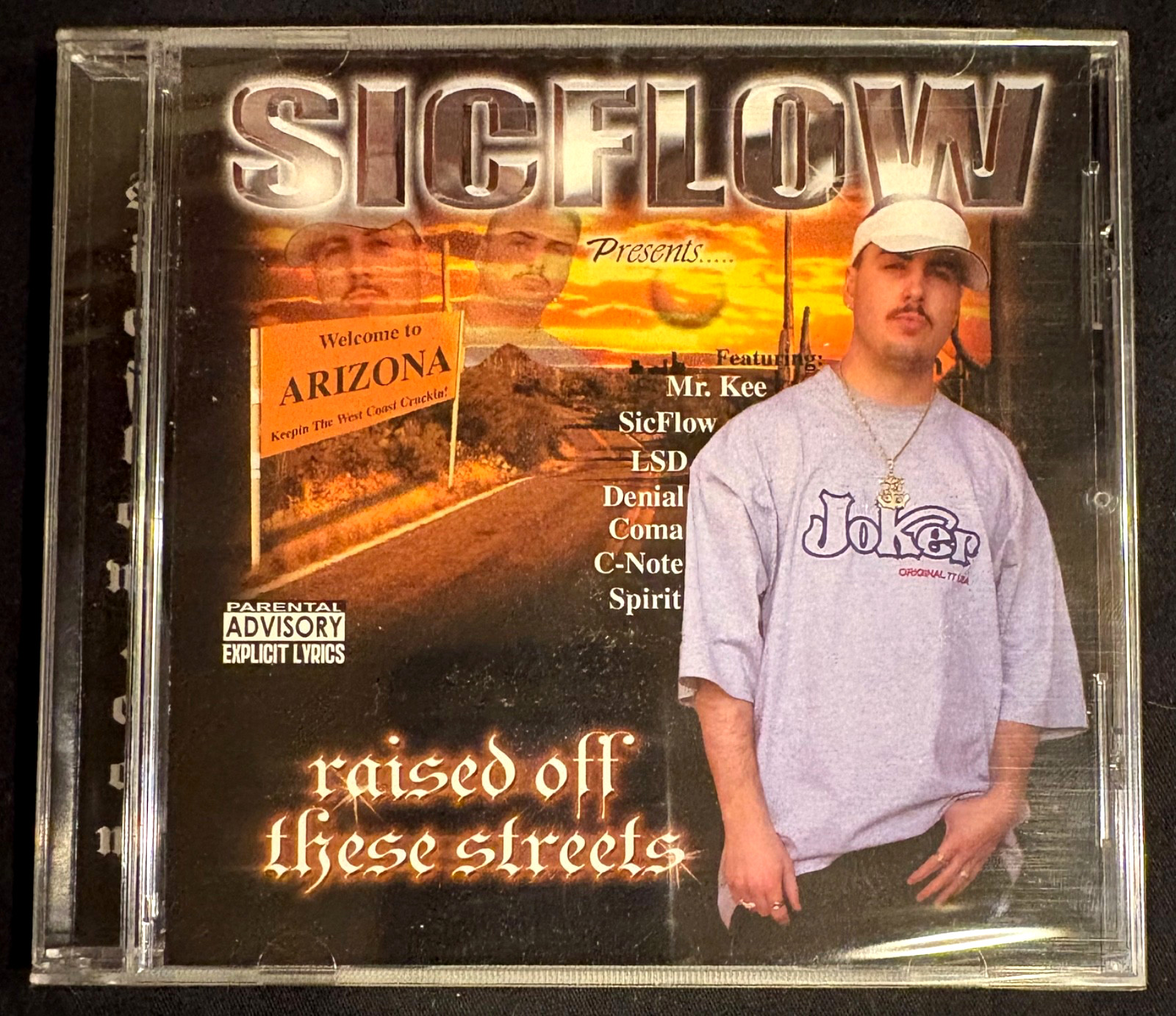 SEALED --- Sicflow - Raised Off These Streets --- Arizona  G-FUNK/GANGSTA/RAP