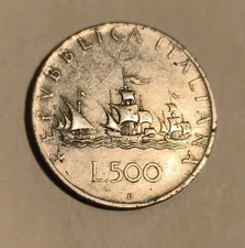 500 Lire caravelle 1959 Argento