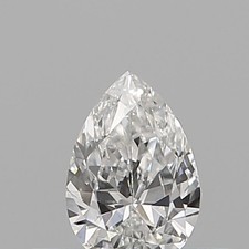 0.19 CT NATURAL DIAMOND WHITE COLOR F/VVS CLARITY GIA CERTIFIED LOOSE PEAR 5X3 1192.42 per carat