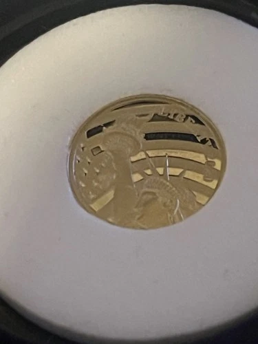 1/10 Oz Gold Cook Island Liberty Coin .24 Pure Gold 2020 $5