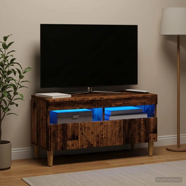 Led-Tv-Schrank Arnhem 81 X 35 X 43 Cm Altholz Holzwerkstoff-image