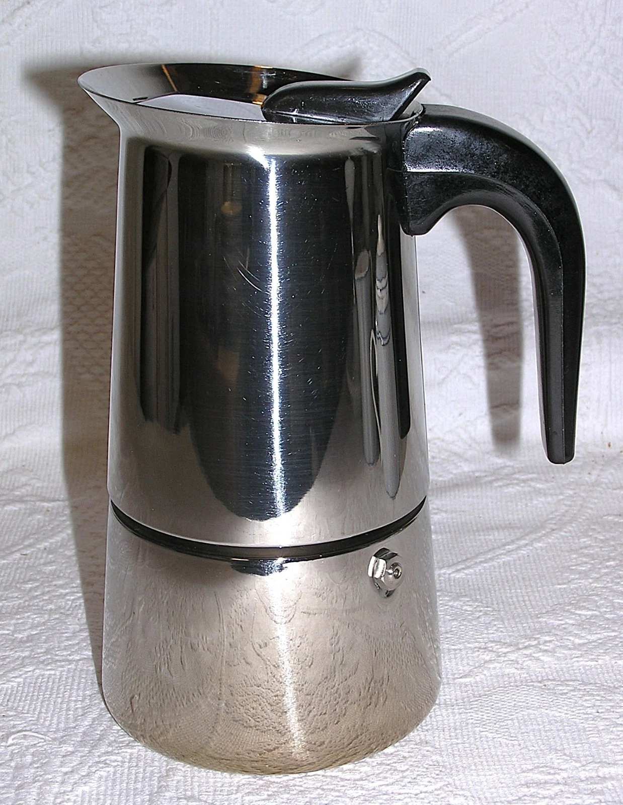 GB Guido Bergna Inox 18-10 Stainless Steel 2 Cup Espresso Coffee Maker Italy