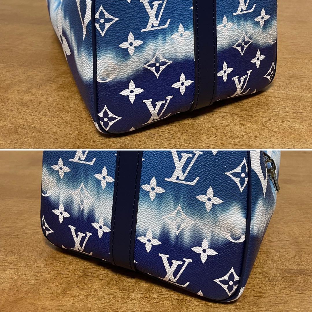 LOUIS VUITTON Speedy 30 Escale Bag M45146 Blue Crossbody Hand