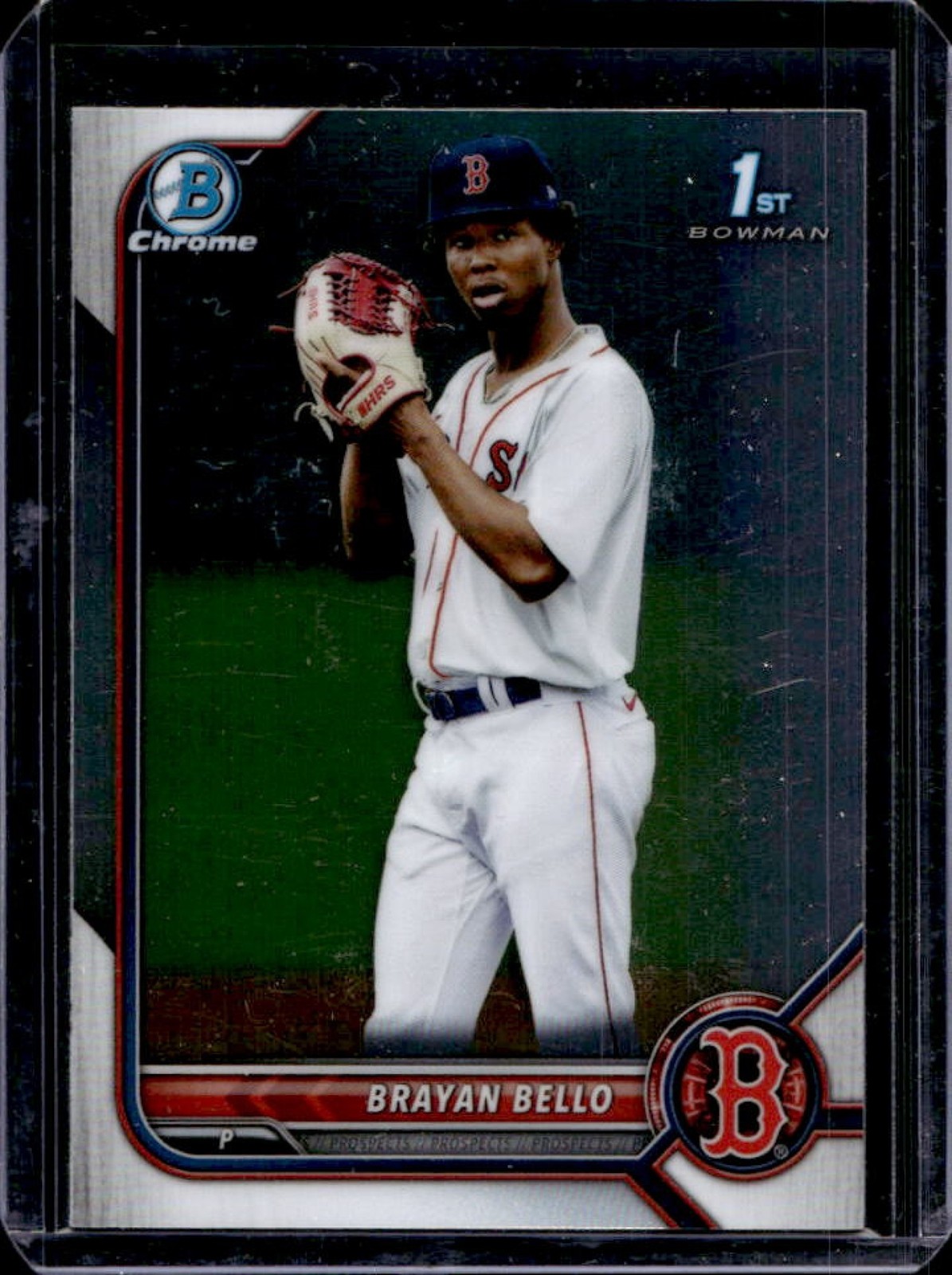 2022 Bowman Brayan Bello Chrome 1st Prospect #BCP-107 Red Sox
