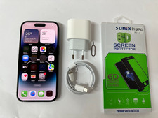 Apple iPhone 14 Pro A2890 - 128GB - Space Schwarz (Ohne Simlock) Akku 100%