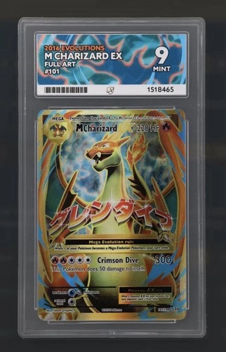 M Charizard EX Full Art Holo 101/108 Evolutions Ultra Rare English ACE 9