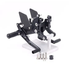 MG Biketec Rearset Kit Black Folding Footpegs DUCATI Streetfighter V4 SP 2020-23