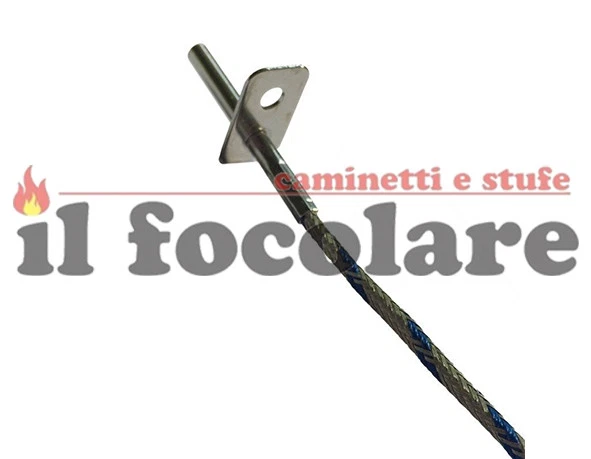 SONDA TEMPERATURA FUMI TERMOCOPPIA J CON FLANGIA STUFA PELLET MICRONOVA MCZ