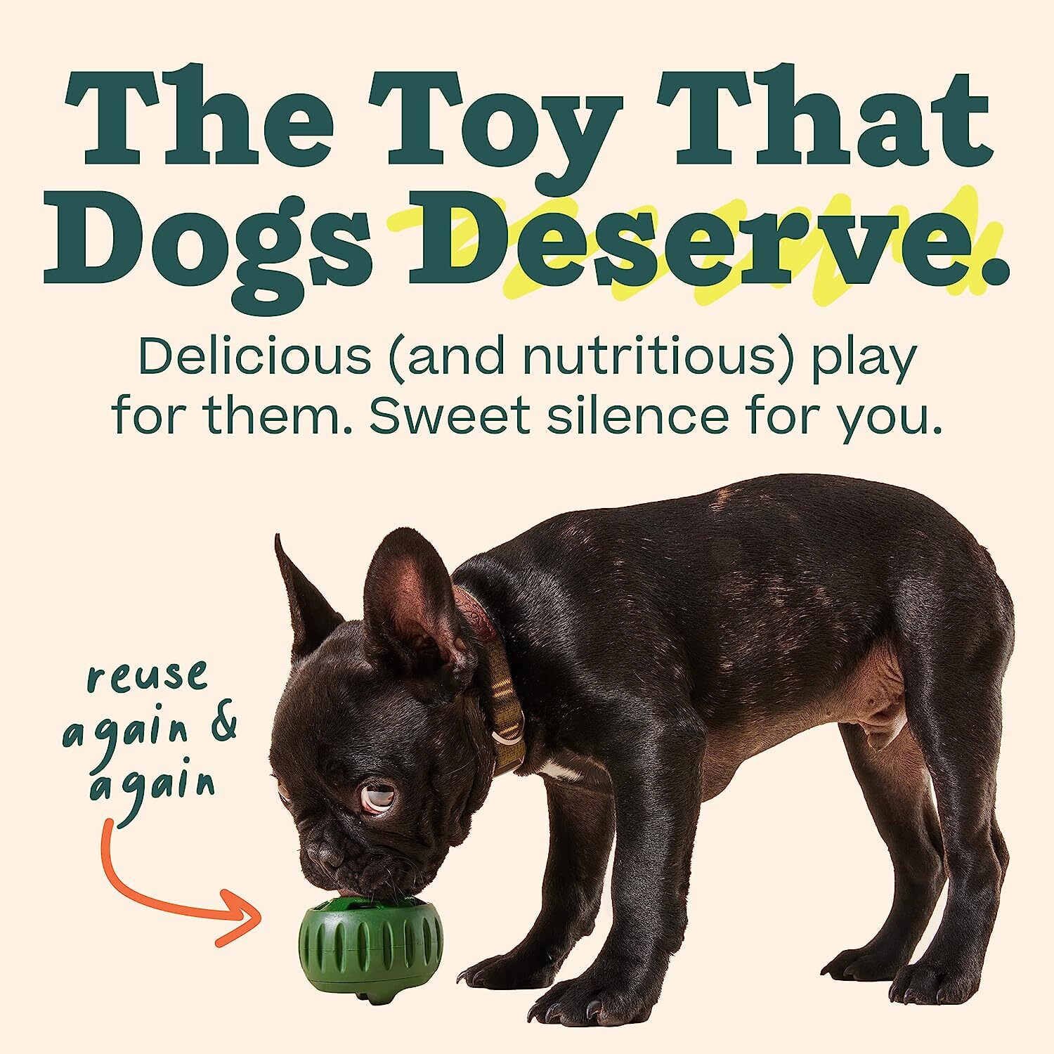 Pet Dog Feeding Toy Pupsicle Up LongLasting Dog Toy with Treat Tray