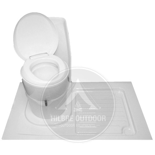 CAMPERVAN BATHROOM TOILET & SHOWER TRAY KIT LEFT HAND THETFORD CASSETTE