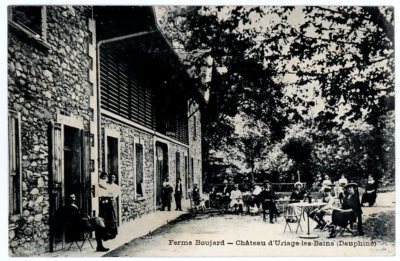 Carte Postale Ancienne Uriage-les-Bains – Le Tennis (38 Isère) Années 1900