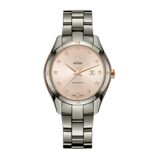 New Rado Hyperchrome Automatic Diamonds RoseGold Dial Women's Watch R32043712