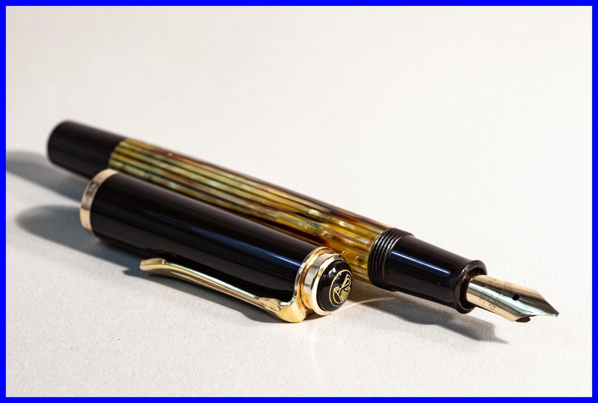 Vintage Pelikan 400 in Tortoiseshell Brown & Gold with B 14c