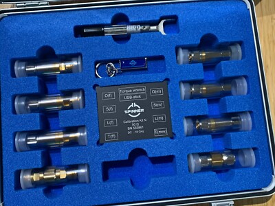Spinner BN 533861 Type-N Open Short Load Through OSLT VNA Calibration Kit 18GHz