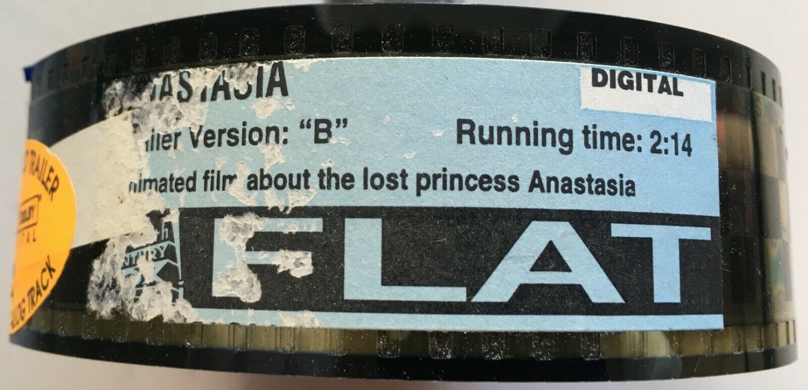 信託 Anastasia 1997 Fox 全日本送料無料 Animation Disney B Version 35mm FLA Trailer