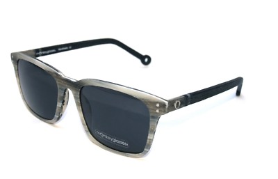 Monkeyglasses 50% OFF Sonnenbrille Horn Kollektion Serie Izzy Grau