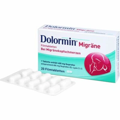 JOHNSON & JOHNSON GMBH (OTC) DOLORMIN Migräne Filmtabletten 20 St PZN01300827